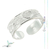 Anillo Falange Pies Liso Corazon Rombo Plata 925