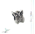 Dije Charm Búho Pandora De Plata 925