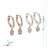 Aros Con Cubics Plata 925 Acz247 Peso 1,7