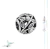 Dije Charm Hojitas Y Perlitas Pandora De Plata 925