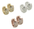 Aros Con Cubics Plata 925 Acz363 Peso 1,9