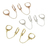 Aros Con Cubics Plata 925 Acz385 Peso 4,4 - comprar online