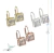 Aros Con Cubics Plata 925 Acz380 Peso 2,2