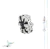 Dije Charm Separador De Margaritas Pandora De Plata 925