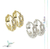 Aros Con Cubics Plata 925 Acz410 Peso 2,6