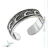Anillo Falange Pies Olas Mar Oceano Plata 925