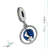 Dije Charm Planeta Tierra Giratorio Pandora De Plata 925