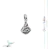 Mini Dije Charm Boca Pandora De Plata 925