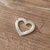 Dije Corazón Grande Centro Calado De Plata 925 - Ocean Indico