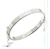 Pulsera Esclava Circulo 7mm Plata 925 Con Cadena Seguridad