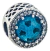 Dije Charm Piedra Azul Corazoncitos Pandora De Plata 925 en internet