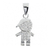 Dije Nene Nenito Con Gorrito Y Cubics De Plata 925 - Ocean Indico