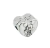 Dije Charm Traba Clip Corazón Mickey Esmaltado De Plata 925 - comprar online