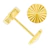 Aros Abridores Ch De Oro 18 Kilates Facetados - comprar online