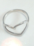Anillo Corazón Torcido De Plata 925 Nro 18 en internet