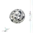 Dije Charm Letras Dona Bola U Pandora De Plata 925