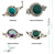 Pulsera Con Piedra Consulte Color Nro 4 De Plata 925 - Ocean Indico