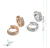 Aros Con Cubics Plata 925 Acz221 Peso 2,3