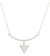 Collar Cadenita Barrita Y Triangulo De Plata 925 en internet