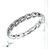 Pulsera Esclava Circular Electro Cadena Puntitos Plata 925