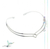 Collar Gargantilla Rígida Minimalista Cruce Líneas Plata 925