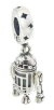 Dije Charm Robot Arturito R2-d2 Star Wars Pandora Plata 925 - comprar online