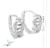 Aros Con Cubics Plata 925 Acz134 Peso 2