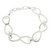Pulsera plata lisa