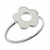 Anillo Liso Liviano de Plata 925