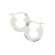 Aros argolla liso 4x15mm. de Plata 925