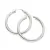 Aros argolla liso 5x45mm. de Plata 925