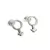 Aros Pasantes Lisos de Plata 925