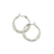 Aros argolla liso 3x23mm. de Plata 925