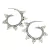 Aros Oscuros Empavonados Lisos de Plata 925