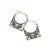 Aros Oscuros Empavonados Lisos de Plata 925