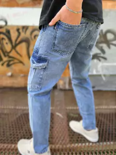 Jeans Mom Cargo Carpintero - Oclock