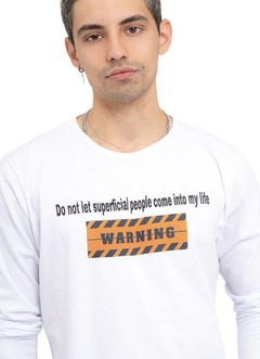 Remera M/L Warning B