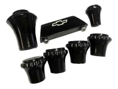 Kit Botão Painel C10 C14 D10 D60 C15 Preto 7 Peças Marfim