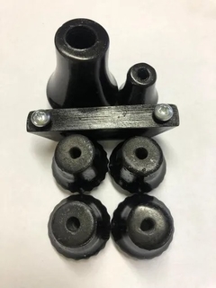 Kit Botão Painel C10 C14 D10 D60 C15 Preto 7 Peças Marfim - Casa das Peças RP