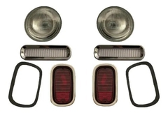 Kit Farol + Par Lanterna Dianteira E Traseira D10 C10 C14 - comprar online