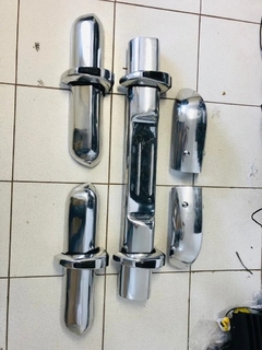 Kit Parachoque Dianteiro E Traseiro D10 C10 C14 C15 Cromado - Casa das Peças RP