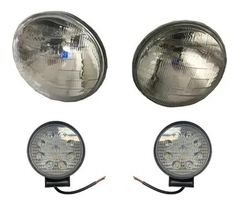 Par Farol D10 C10 D14 + Par Farol De Milha Led Bivolt
