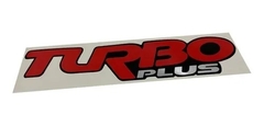 Emblema Turbo Plus D20 1996 Vermelho Com Prata (adesivo)