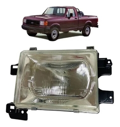 Farol F1000 F4000 93 A 96 Lente De Vidro C/ Suporte LE
