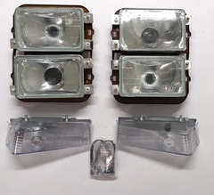 Kit Par Farol + Par Lanterna Dianteira Cristal F1000 Até 92 - comprar online