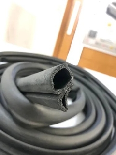 Par Borracha Porta F1000 4000 + Par Canaleta C/ Pestana /92 - Casa das Peças RP