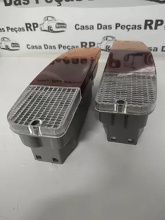 Par Lanterna Traseira F1000 + Par Lente Dianteira Ambar 4pçs - Casa das Peças RP