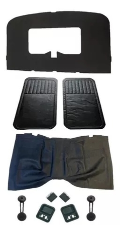 Tapete Cabina F1000+forraçao+acabamentos F1000 4000 72 A 92. - comprar online