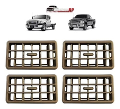 Kit Difusor De Ar F250 F350 F4000 1999/... Modelo Original Cinza