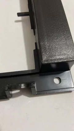 Moldura Painel Central Gol G3 1 Din + Porta Objeto Cor Preto - comprar online